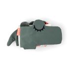 Done By Deer, Croco, książeczka sensoryczna rozkładana, green