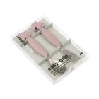 Done by Deer, Easy-Grip, sztućce dla dziecka, powder, 2 szt.