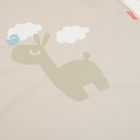 Done By Deer, Lama Lalee, wodoodporny fartuszek dla dziecka, sand