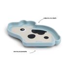 Done by Deer, Stick&Stay, Krówka Dotti, talerzyk z przyssawką, blue