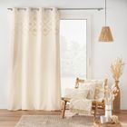 Douceur d'intérieur, Inca, poduszka z frędzlami i tuftowanym wzorem, 30-50 cm