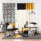 Douceur d'intérieur, poduszka dekoracyjna, Linechic, bawełna z recyklingu, 45-45 cm