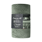 Douceur D'intérieur, Solange, welwetowy komplet pościeli, narzuta + 2 poszewki na poduszki