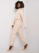 Dres damski, beżowy, Ex Moda