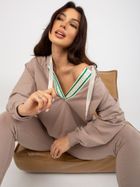 Dres damski, beżowy, Relevance