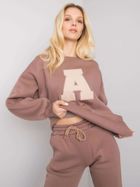 Dres damski, brązowy, Ex Moda