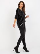 Dres damski, welurowy, czarny, Relevance