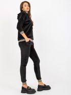 Dres damski, welurowy, czarny, Relevance