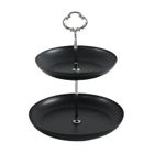 Dwupoziomowa patera, czarna