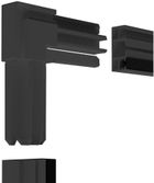 Easy Life Mako, moskitiera okno alu, 80-100 cm, antracyt