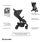 Easywalker, Buggy XS, wózek spacerowy, Melange Grey