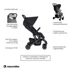 Easywalker, Buggy XS, wózek spacerowy, Night Black