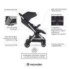 Easywalker, Jackey, kompaktowy, samoskładający się wózek spacerowy, z torbą transportową, Platinum Edition