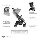 Easywalker, Mini, Buggy XS, wózek spacerowy, Soho Grey