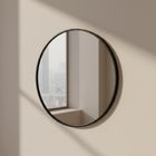 Edaxo, Loop, lustro ścienne, okrągłe, 60 cm