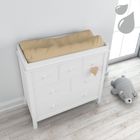 Eevi, pokrowiec na przewijak, bawełniany, beżowy