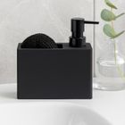 EH Excellent Houseware, dozownik z miejscem na gąbkę, Grain Z Dolomitu, 320 ml