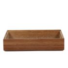 EH Excellent Houseware, Hedo, drewniany organizer na biurko do szuflady, 23,5-15-5 cm
