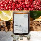 EkoDetale, Elegance, świeca sojowa w szkle, Lush Sandalwood, 190g