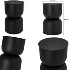 Emako, Disa, stolik kolumna, matowy, średnica 31 cm