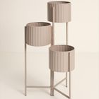 Emako, Viko, kwietnik loftowy na 3 doniczki, metalowy