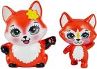 Enchantimals, Felicity i Feana Fox, zestaw z 2 lalkami i zwierzątkami