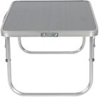 Enero Camp, stolik turystyczny, szary, 56-34-24 cm