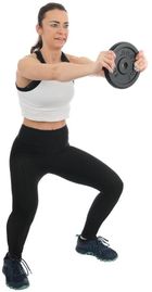 Enero Fit, FI26,5, obciążenie żeliwne, czarne, 5 kg
