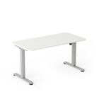 Entelo, Axio, biurko elektryczne regulowane, rozmiar 5-6, 120-60 cm, biały