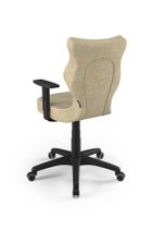 Entelo, Duo, krzesło biurowe z podłokietnikami, wzrost 159-188 cm, beżowe