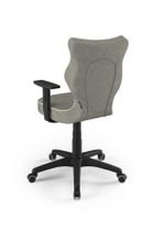 Entelo, Duo, krzesło biurowe z podłokietnikami, wzrost 159-188 cm, szare