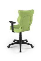 Entelo, Duo, krzesło biurowe z podłokietnikami, wzrost 159-188 cm, zielone