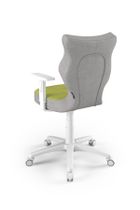 Entelo, Duo, krzesło biurowe z podłokietnikami, wzrost 159-188 cm, zielone
