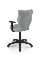 Entelo, Duo, krzesło biurowe z podłokietnikami, wzrost 159-188, szare
