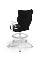 Entelo, Duo, krzesło biurowe z podnóżkiem i podłokietnikami, wzrost 159-188 cm, dinozaury