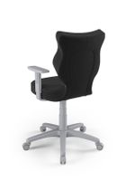 Entelo, Duo, krzesło młodzieżowe z podłokietnikami, wzrost 146-176,5 cm, antracytowe