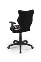 Entelo, Duo, krzesło młodzieżowe z podłokietnikami, wzrost 146-176,5 cm, dinozaury