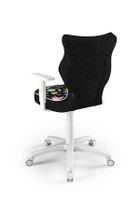 Entelo, Duo, krzesło młodzieżowe z podłokietnikami, wzrost 146-176,5 cm, dinozaury