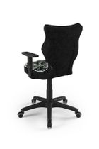 Entelo, Duo, krzesło młodzieżowe z podłokietnikami, wzrost 146-176,5 cm, moro