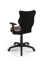 Entelo, Duo, krzesło młodzieżowe z podłokietnikami, wzrost 146-176,5 cm, zwierzaki