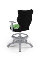 Entelo, Duo, krzesło młodzieżowe z podnóżkiem i podłokietnikami, wzrost 146-176,5 cm, piłki