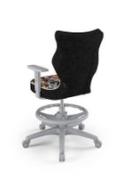 Entelo, Duo, krzesło młodzieżowe z podnóżkiem i podłokietnikami, wzrost 146-176,5 cm, zwierzaki