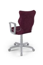 Entelo, Norm, krzesło biurowe z podłokietnikami, wzrost 159-188 cm, fioletowe
