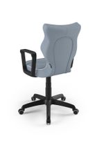 Entelo, Norm, krzesło biurowe z podłokietnikami, wzrost 159-188 cm, niebieskie