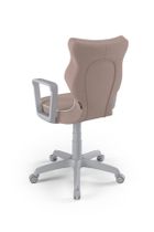 Entelo, Norm, krzesło biurowe z podłokietnikami, wzrost 159-188 cm, różowe