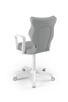 Entelo, Norm, krzesło biurowe z podłokietnikami, wzrost 159-188 cm, szare