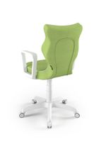 Entelo, Norm, krzesło biurowe z podłokietnikami, wzrost 159-188 cm, zielone