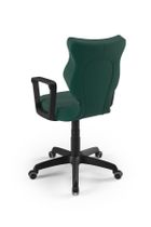 Entelo, Norm, krzesło biurowe z podłokietnikami, wzrost 159-188 cm, zielone