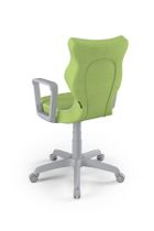 Entelo, Norm, krzesło biurowe z podłokietnikami, wzrost 159-188 cm, zielone
