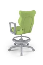 Entelo, Norm, krzesło biurowe z podnóżkiem i podłokietnikami, wzrost 159-188 cm, zielone